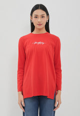 Kiara Carmine Red T-Shirt | G.8125