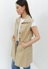 Nikita Brown Vest | G.5216