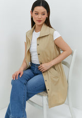 Nikita Brown Vest | G.5216