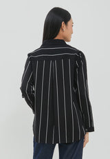 Ayara Black Stripe Shirt | G.11703