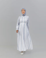 Genta Dress Blue | G.4247 - Gamis Wanita