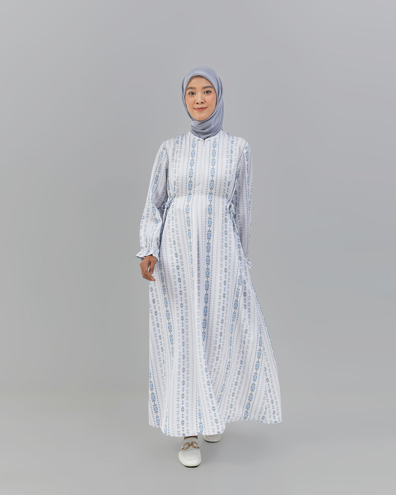 Genta Dress Blue | G.4247 - Gamis Wanita