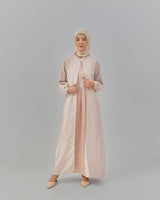 Farrah Two Set Dress Khaki | G.4295 - Gamis Wanita