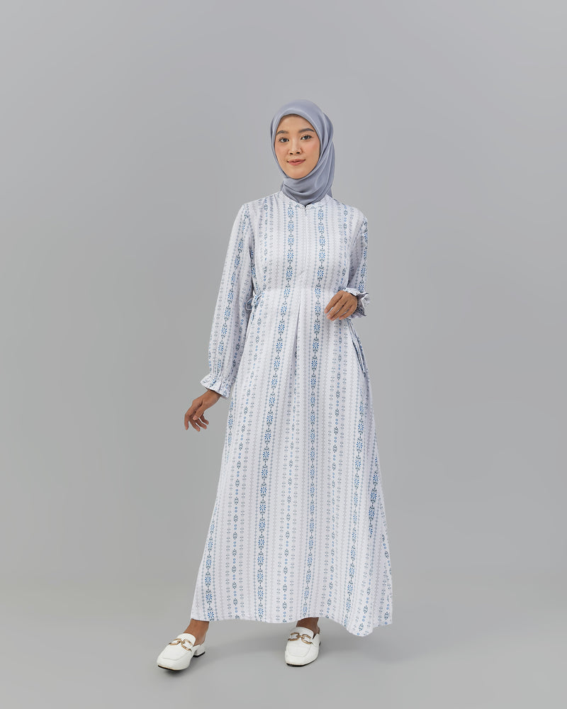 Genta Dress Blue | G.4247 - Gamis Wanita