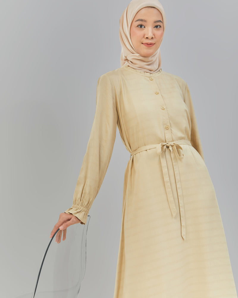 Sonna Dress Brown | G.4241 - Gamis Wanita