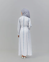 Genta Dress Blue | G.4247 - Gamis Wanita