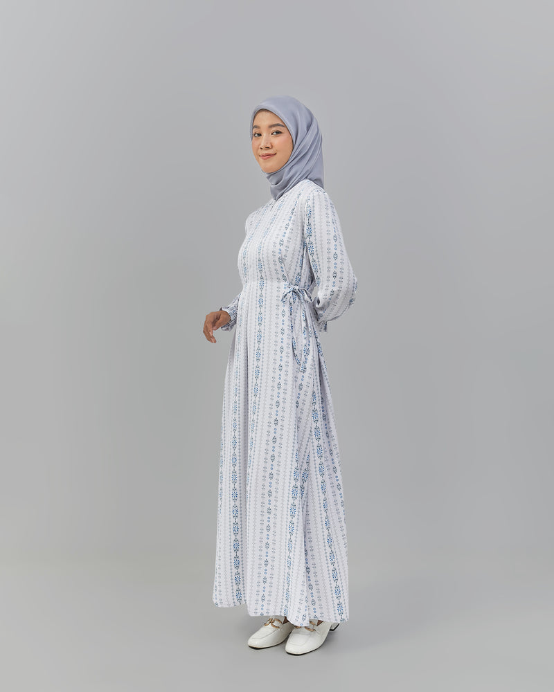 Genta Dress Blue | G.4247 - Gamis Wanita