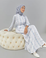 Genta Dress Blue | G.4247 - Gamis Wanita