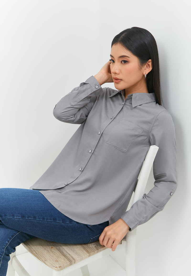 Alora Grey Shirt | G.11672