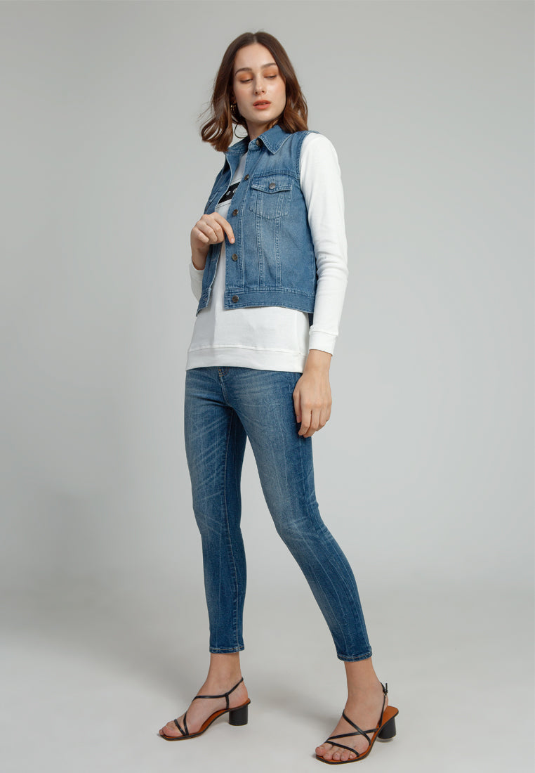 Denim Sleeveless  | G.6307