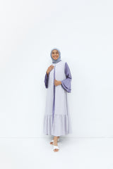 Geela X Aurelie Hermansyah Safiyah Two Set Dress Purple | G.4279