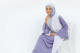 Geela X Aurelie Hermansyah Safiyah Two Set Dress Purple | G.4279