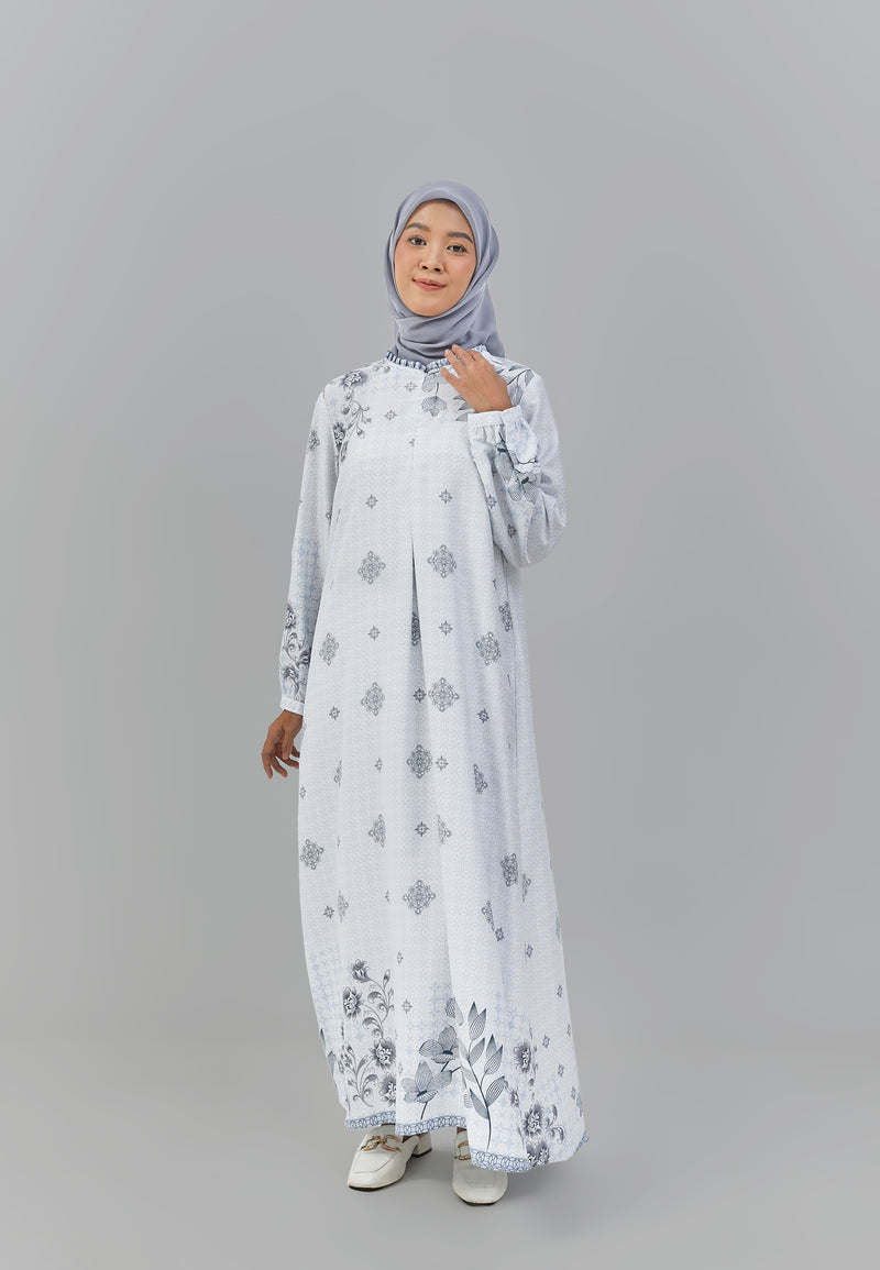 Dahayu Dress Blue | G.4252 - Gamis Wanita