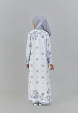 Dahayu Dress Blue | G.4252 - Gamis Wanita