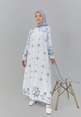 Dahayu Dress Blue | G.4252 - Gamis Wanita