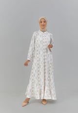 Mesya Dress Brown | G.4250 - Gamis Wanita