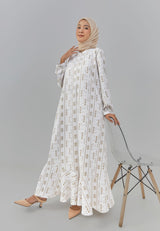 Mesya Dress Brown | G.4250 - Gamis Wanita