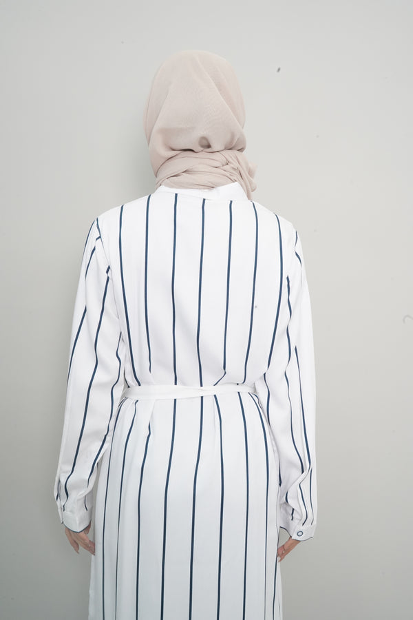 Mona White Stripe Tunic | G.1714