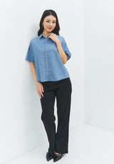 Gantari Blue Denim Shirt | G.1532