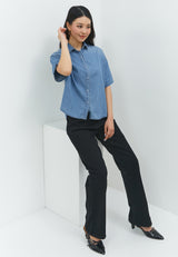 Gantari Blue Denim Shirt | G.1532