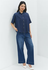 Gantari Dark Blue Denim Shirt | G.1533