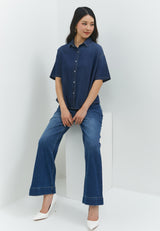 Gantari Dark Blue Denim Shirt | G.1533