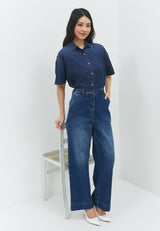 Wide Leg Jeans Blue Denim | G.3405