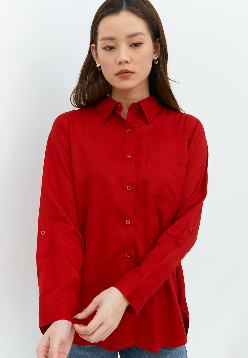 Nicole Red Shirt | G.11643