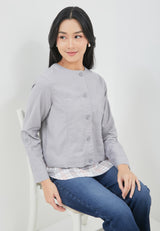 Amaya Grey Two Pieces | G.51104
