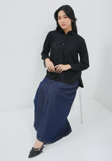 Sharina Black Shirt | G.11696