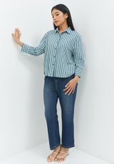 Suzy Green Stripe Shirt | G.13144