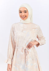 Geela X Aurelie Hermansyah Qamara Flower Peach Tunic | G.1731