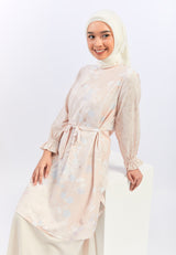 Geela X Aurelie Hermansyah Qamara Flower Peach Tunic | G.1731