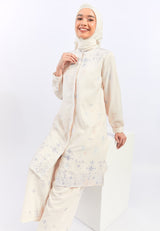 Geela X Aurelie Hermansyah Yasmin Flower Cream Tunic | G.1729