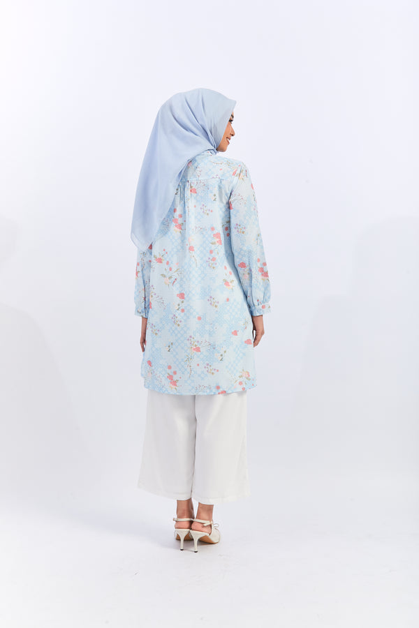 Laika Flower Blue Tunic | G.1734