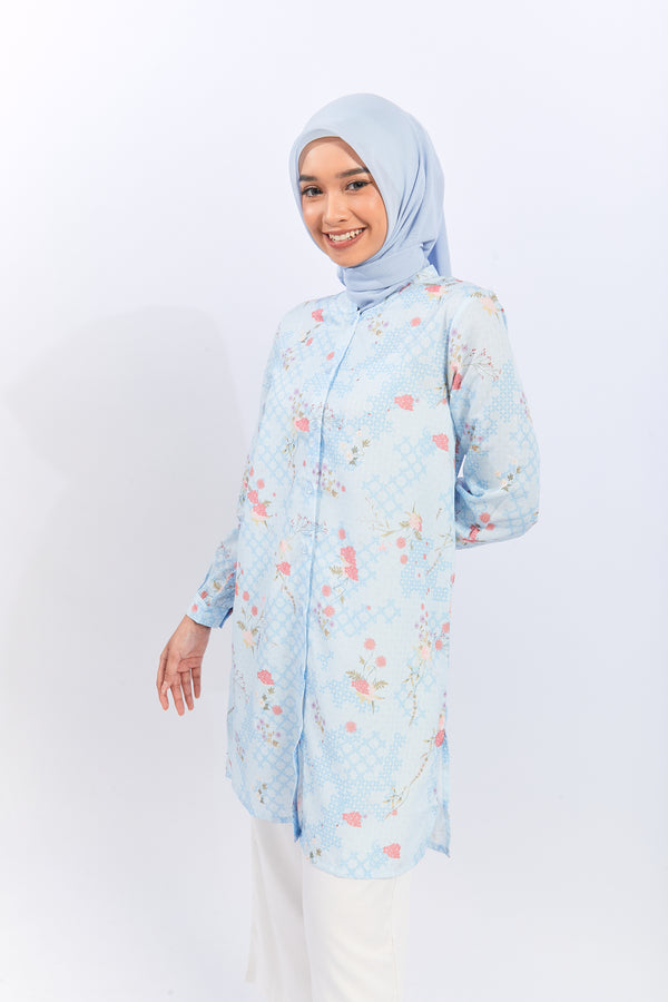 Laika Flower Blue Tunic | G.1734