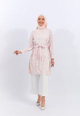 Geela X Aurelie Hermansyah Qamara Flower Pink Tunic | G.1732