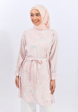 Geela X Aurelie Hermansyah Qamara Flower Pink Tunic | G.1732