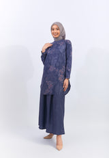 Geela X Aurelie Hermansyah Afifah Flower Navy Tunic | G.1736