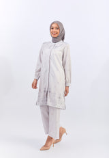 Geela X Aurelie Hermansyah Yasmin Flower Brown Tunic | G.1730