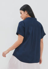 Sophia Blue Navy Shirt | G.1536