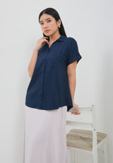 Sophia Blue Navy Shirt | G.1536