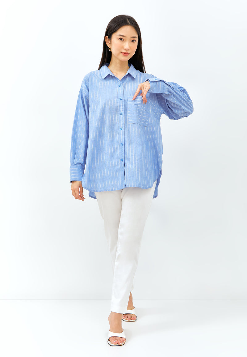 Carla Light Blue Shirt | G.11586