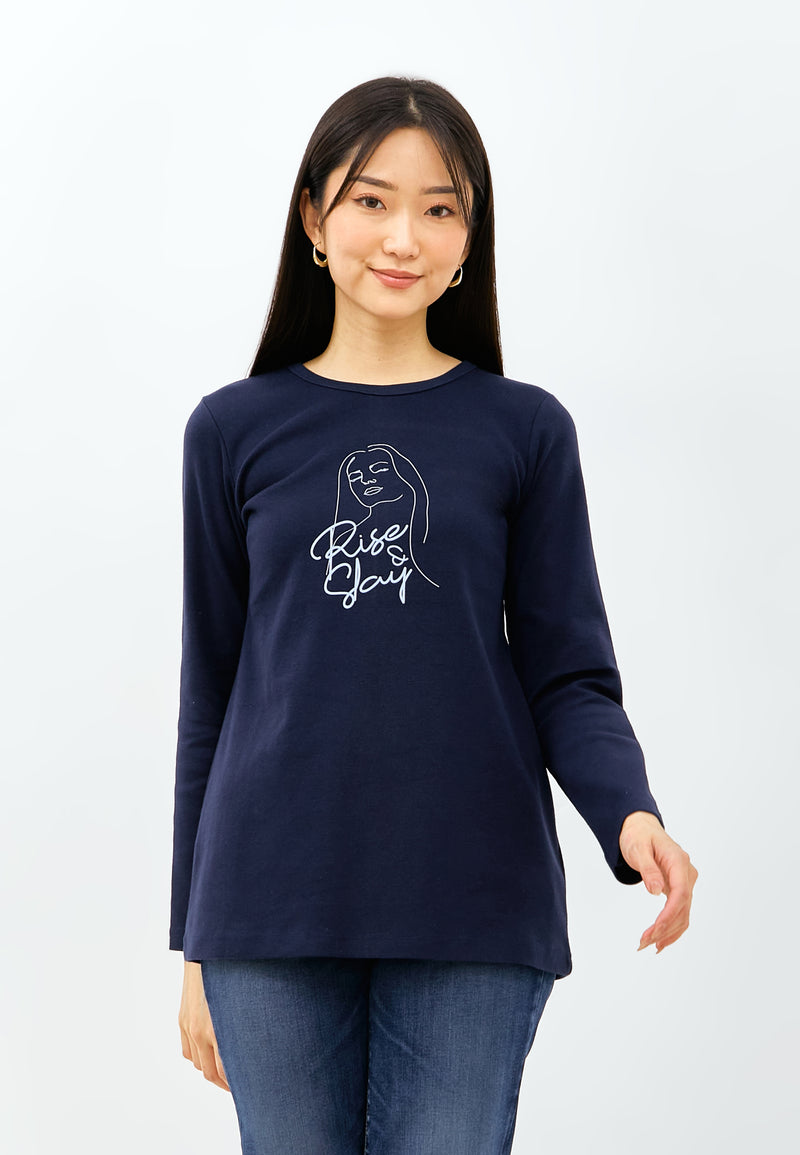 Rise Navy T-Shirt | G.71205