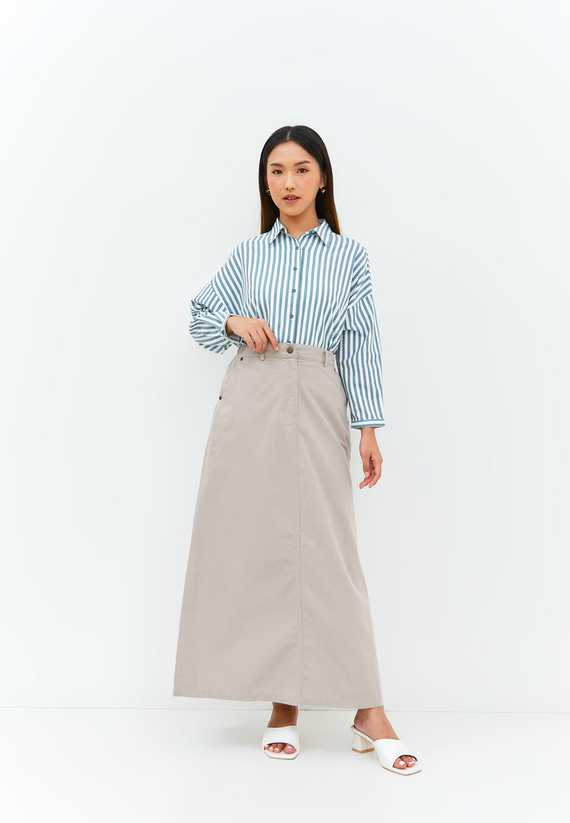 Carila Taupe Skirt | G.21106