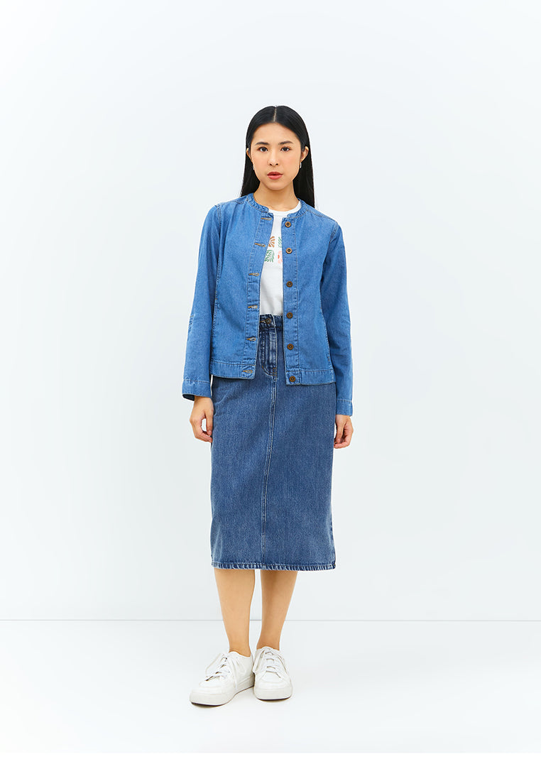 Kagome Two Pieces Dark Blue Denim | G.5196