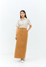 Carila Brown Skirt | G.21104