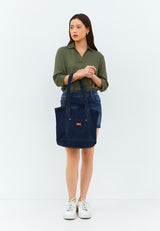 Bellis Dark Blue Tote Bag | G.040