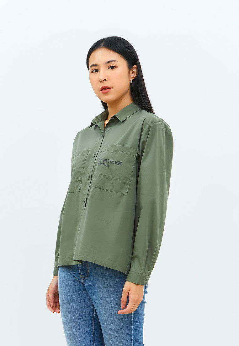 Jocelyn Green Oversize Shirt | G.11636