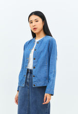 Kagome Two Pieces Dark Blue Denim | G.5196